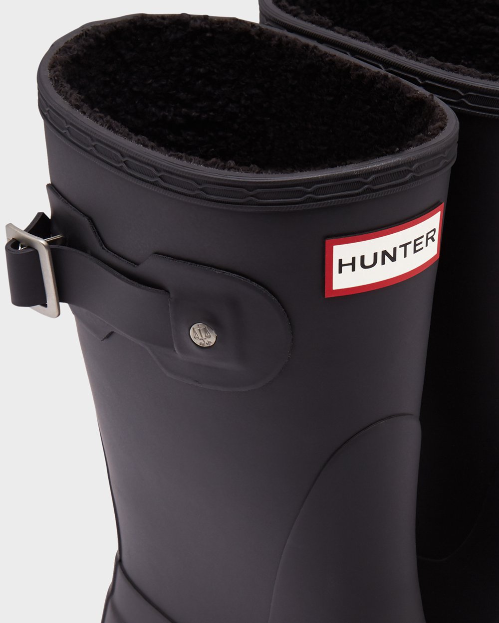 Galochas Curtas Hunter Feminina Pretas - Original Insulated - 08RUOSKLJ